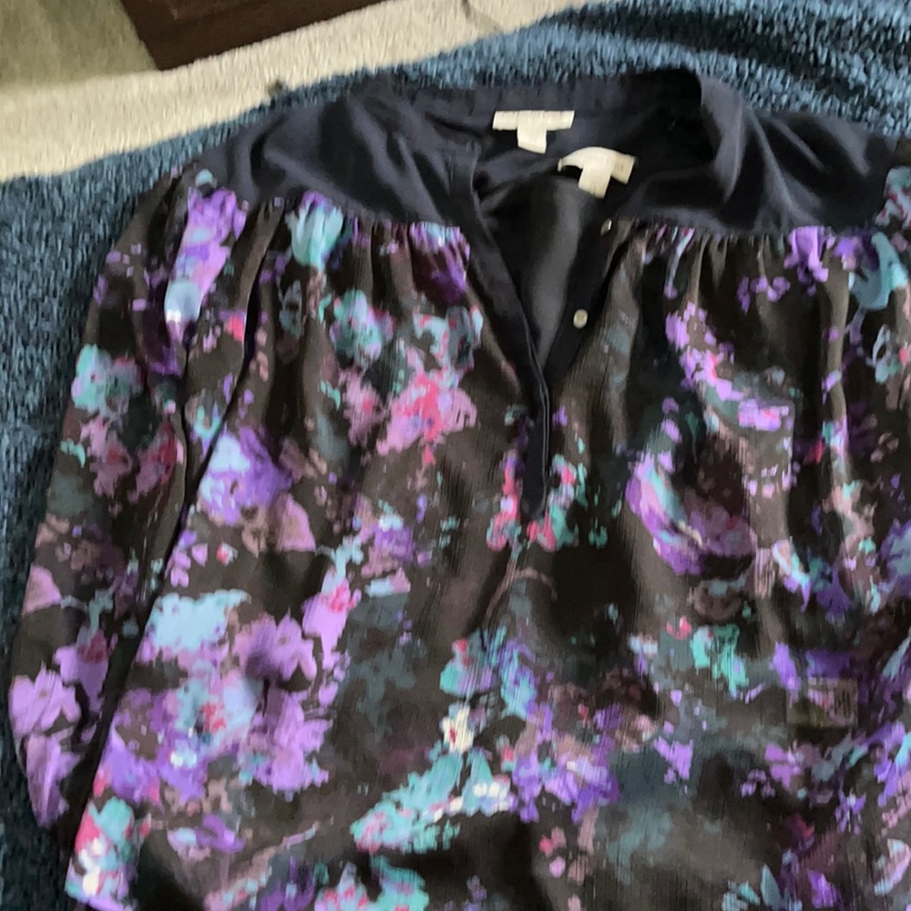 Coldwater creek sheer blouse with tank